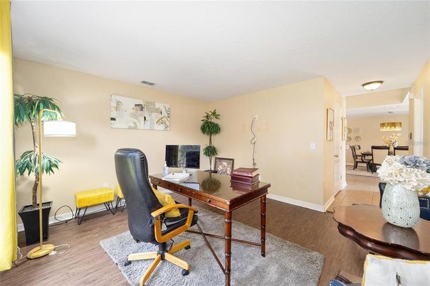 Home Office, Interior, Wood Texture Flooring