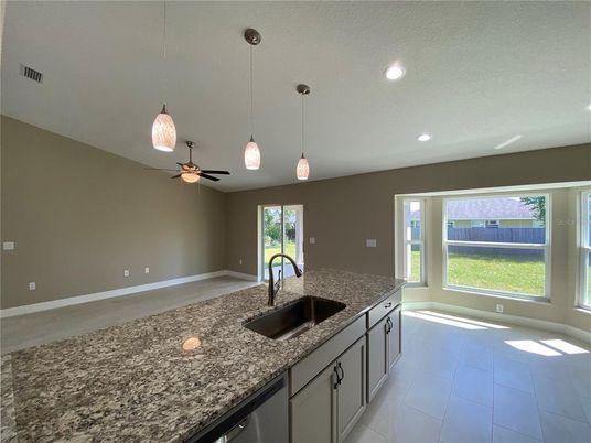 Interior, Kitchen, Pendant Lights, Recessed Lighting
