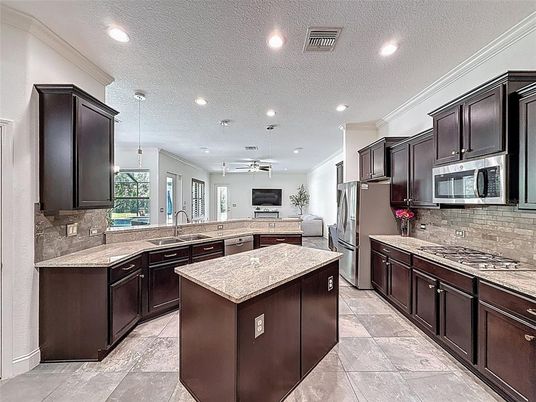 Interior, Kitchen, Pendant Lights, Recessed Lighting