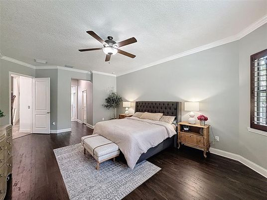 Bedroom, Interior, Wood Texture Flooring