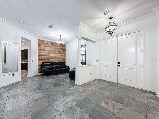 Chandelier, Interior, Pendant Lights, Wooden Walls