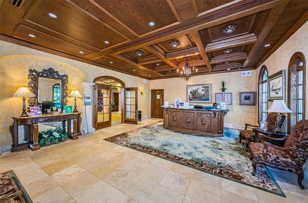 Chandelier, Interior, Recessed Lighting, Wooden Beams, Wooden Ceilings