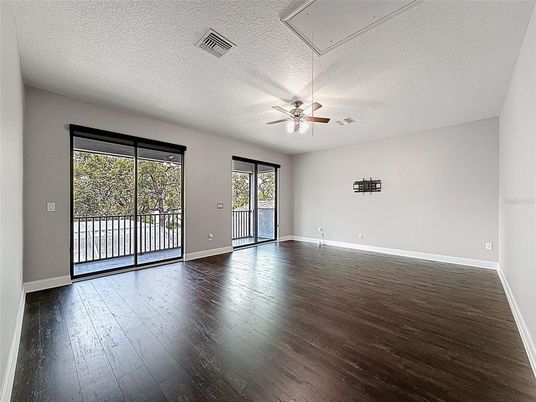 Empty room, Interior, Wood Texture Flooring