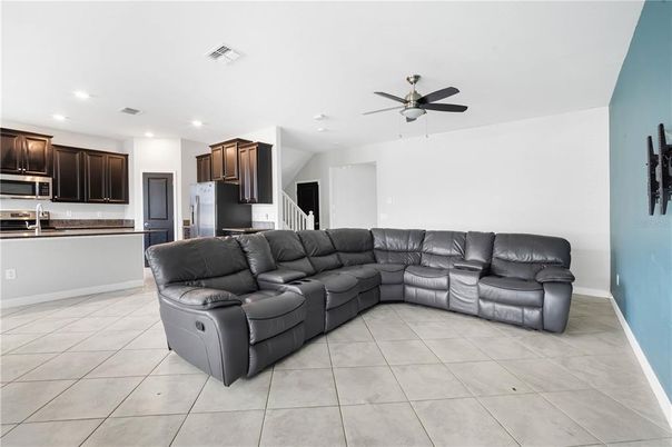 Interior, Kitchen, Living room, Recessed Lighting, Stainless Steel Appliances