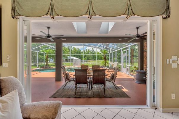 Dining room, Glass Ceilings, Interior, Pool, Sun Room