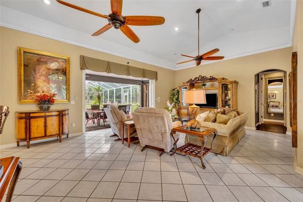 Interior, Living room, Recessed Lighting