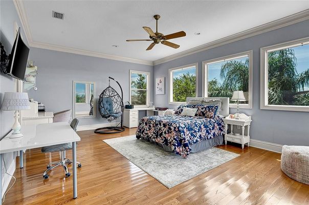 Bedroom, Home Office, Interior, Wood Texture Flooring