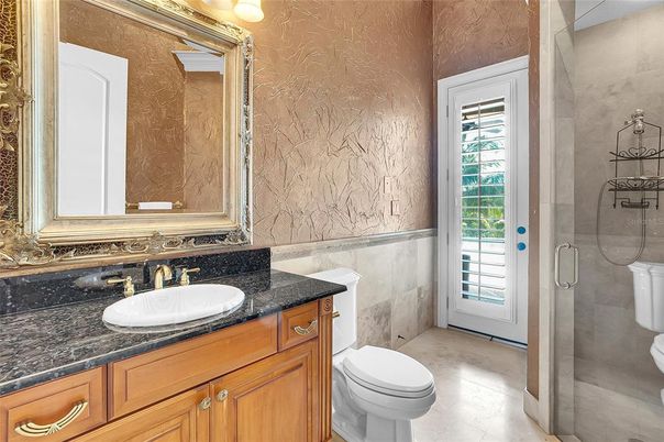Bathroom, Glass Shower, Interior