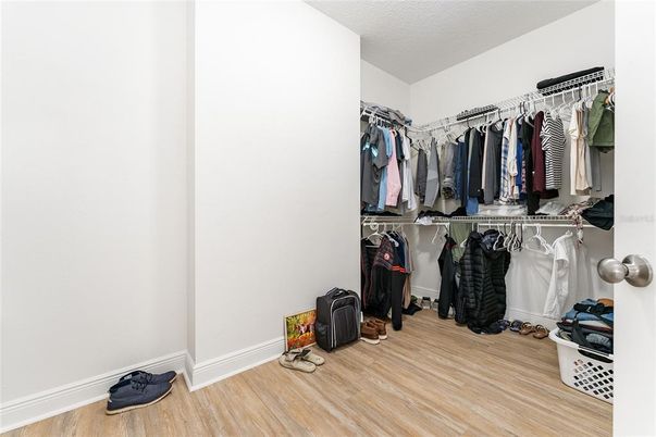 Interior, Walk-in Closets, Wood Texture Flooring