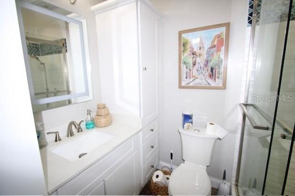 Bathroom, Glass Shower, Interior