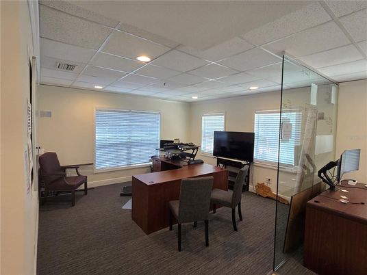 Home Office, Interior, Recessed Lighting