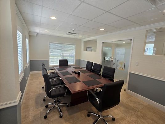 Home Office, Interior, Recessed Lighting