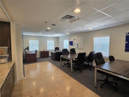 Home Office, Interior, Recessed Lighting