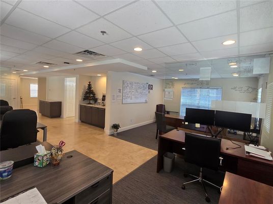 Home Office, Interior, Recessed Lighting