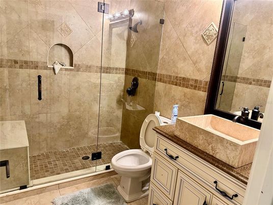 Bathroom, Glass Shower, Interior