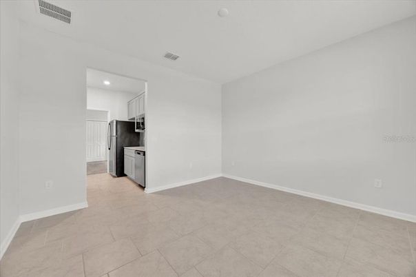 Empty room, Interior, Kitchen, Recessed Lighting