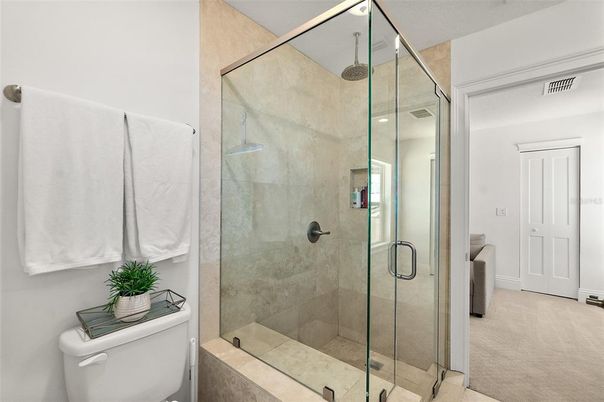 Bathroom, Glass Shower, Interior