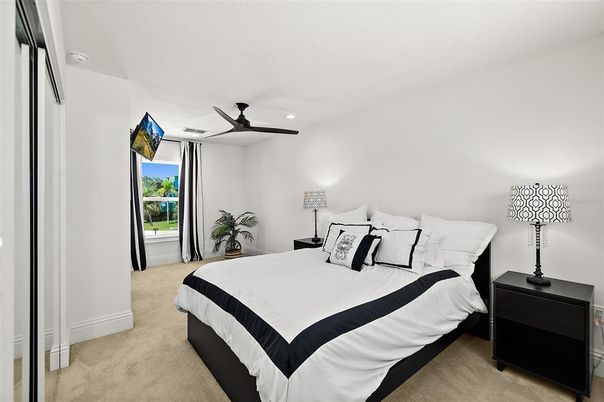 Bedroom, Interior, Recessed Lighting