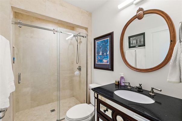 Bathroom, Glass Shower, Interior