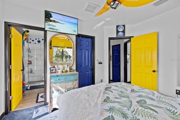 Bedroom, Interior, Wood Texture Flooring