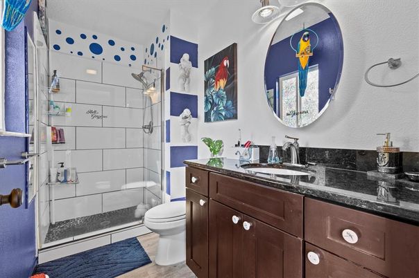 Bathroom, Glass Shower, Interior