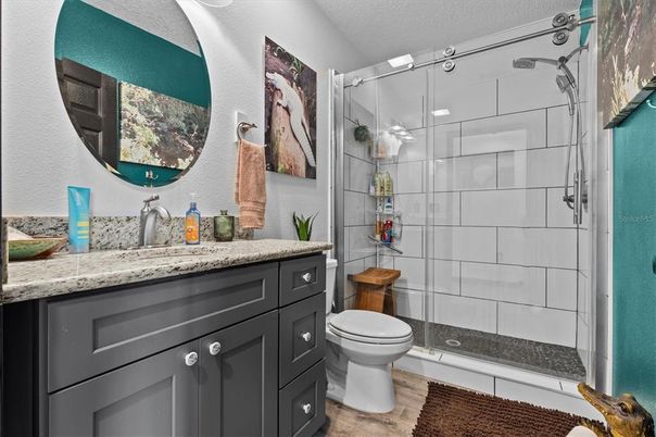 Bathroom, Glass Shower, Interior
