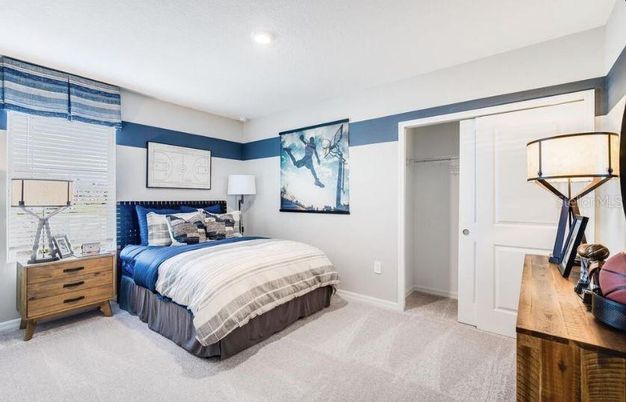 Bedroom, Interior, Recessed Lighting