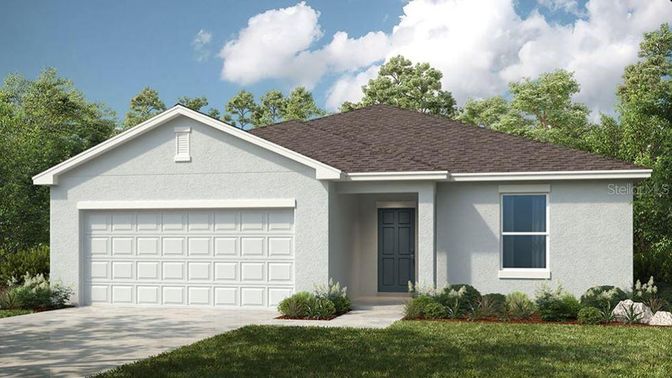 Attached, Exterior, Facade, Ranch