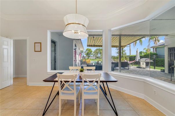 Dining room, Interior, Pendant Lights
