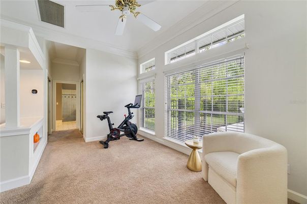 Fitness Equipment, Interior, Recessed Lighting