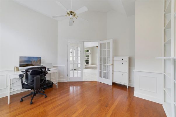 Home Office, Interior, Wood Texture Flooring