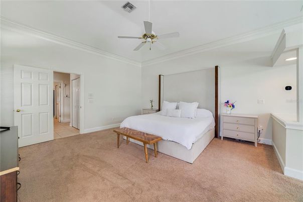 Bedroom, Interior, Recessed Lighting