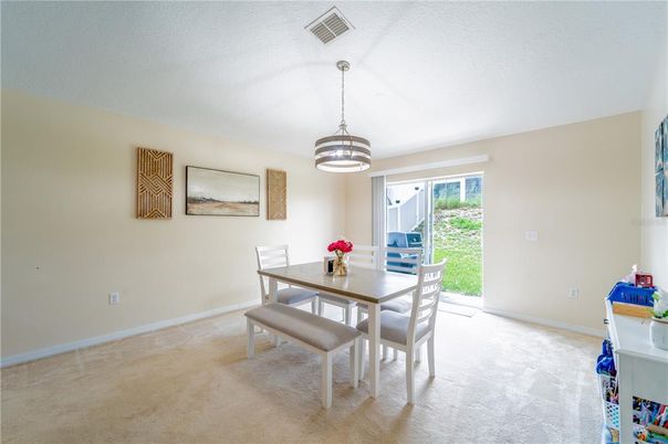 Dining room, Interior, Pendant Lights