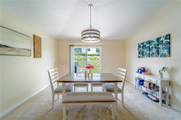 Dining room, Interior, Pendant Lights