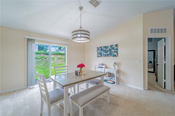 Dining room, Interior, Pendant Lights