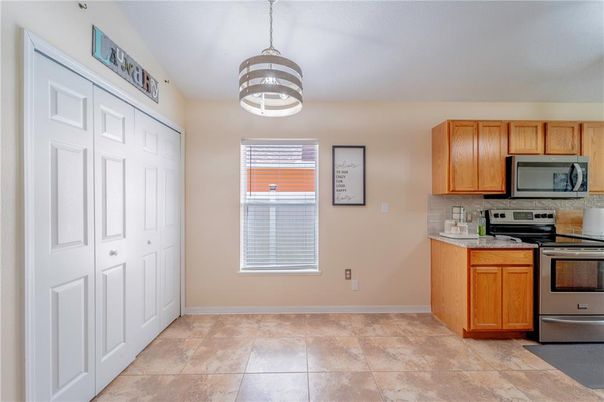 Interior, Kitchen, Pendant Lights, Stainless Steel Appliances