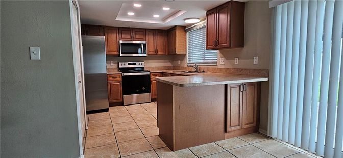 Interior, Kitchen, Recessed Lighting, Stainless Steel Appliances