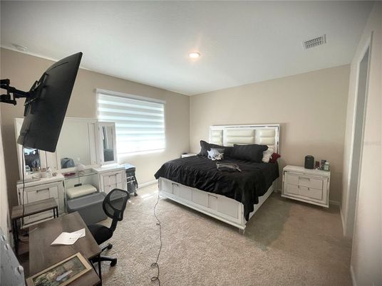 Bedroom, Home Office, Interior, Recessed Lighting