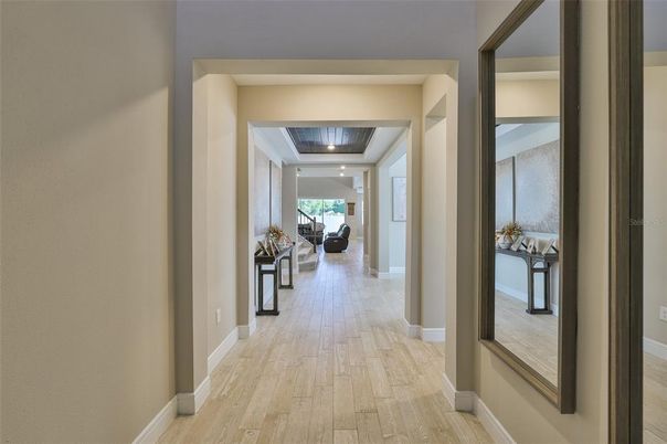 Interior, Recessed Lighting, Wood Texture Flooring