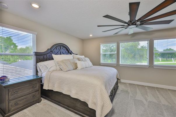 Bedroom, Interior, Recessed Lighting
