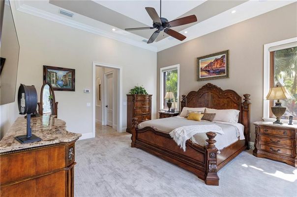 Bedroom, Interior, Recessed Lighting