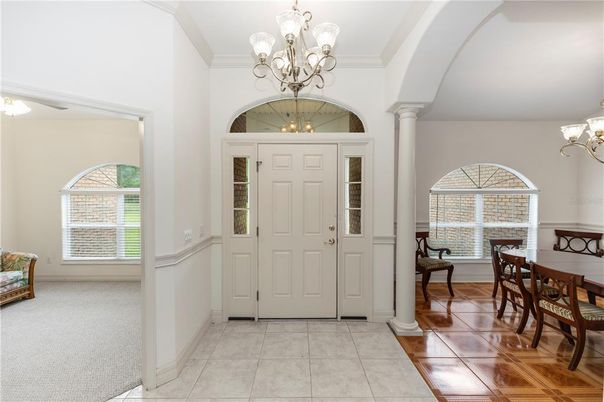 Chandelier, Dining room, Interior