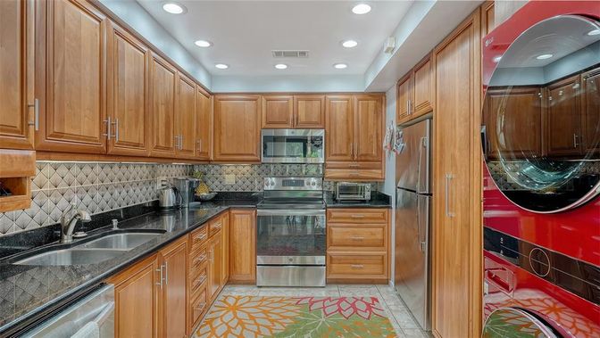 Interior, Kitchen, Recessed Lighting, Stainless Steel Appliances