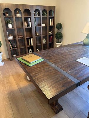 Home Office, Interior, Wood Texture Flooring