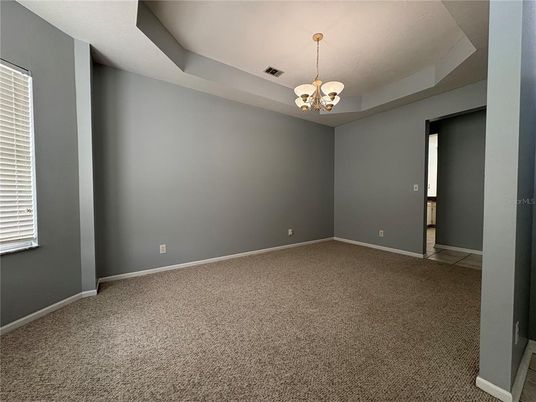 Chandelier, Empty room, Interior