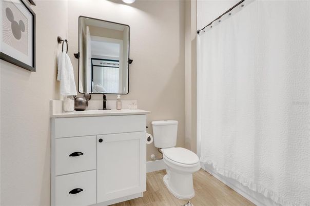 Bathroom, Interior, Wood Texture Flooring