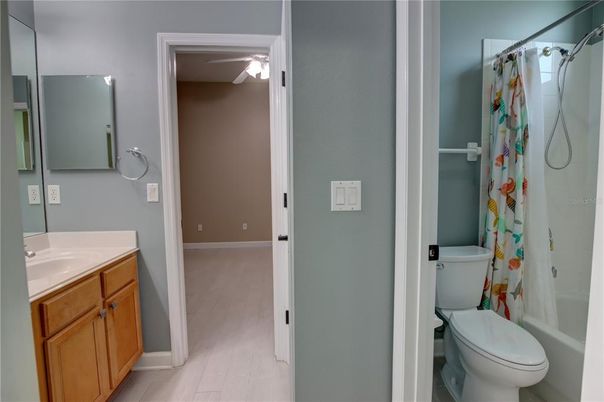Bathroom, Interior, Wood Texture Flooring