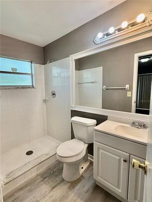 Bathroom, Interior, Wood Texture Flooring