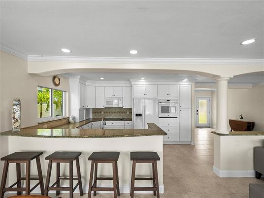 Interior, Kitchen, Recessed Lighting, Stainless Steel Appliances