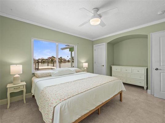 Bedroom, Interior, Water